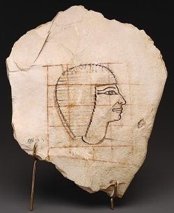 Sen-en-Mut ostrica - Mosheh (found in his chapel Egypt Museum)